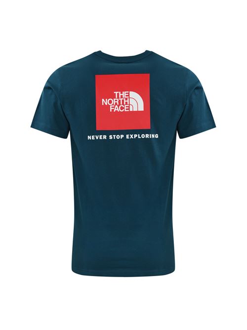 T-shirt Redbox in cotone blu petrolio The North Face | NF0A87NP9IW1